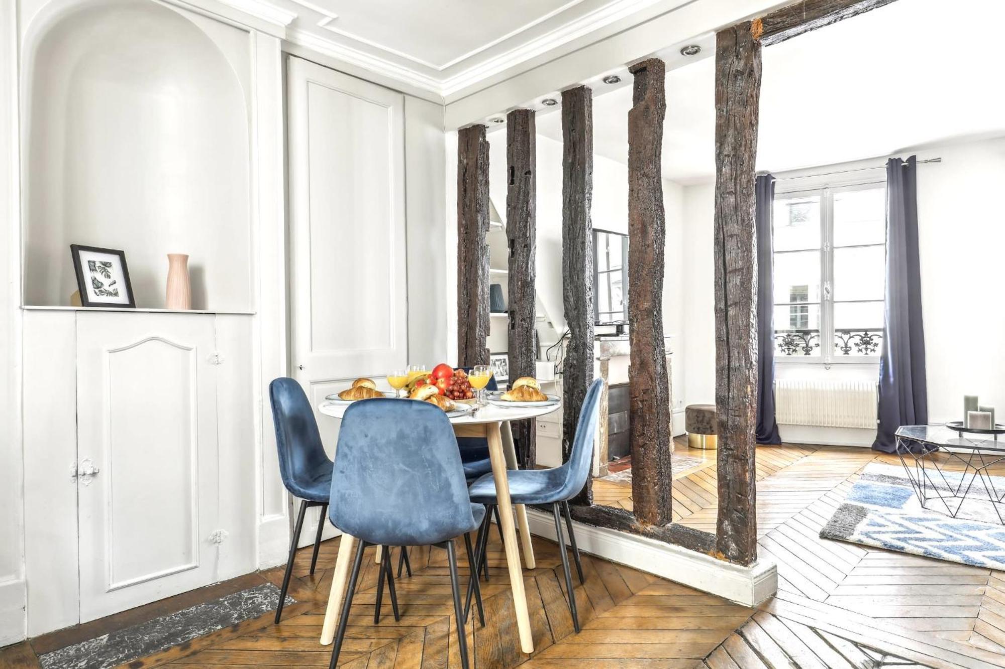 פריז Le Marais 1Br Place Saint מראה חיצוני תמונה